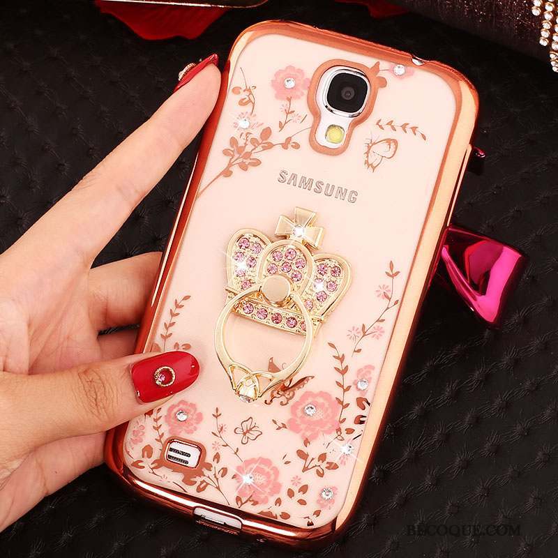 Samsung Galaxy S4 Strass Étui Anneau Protection Coque De Téléphone