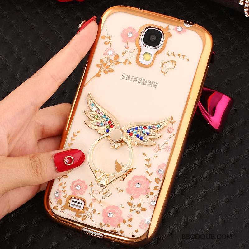 Samsung Galaxy S4 Strass Étui Anneau Protection Coque De Téléphone