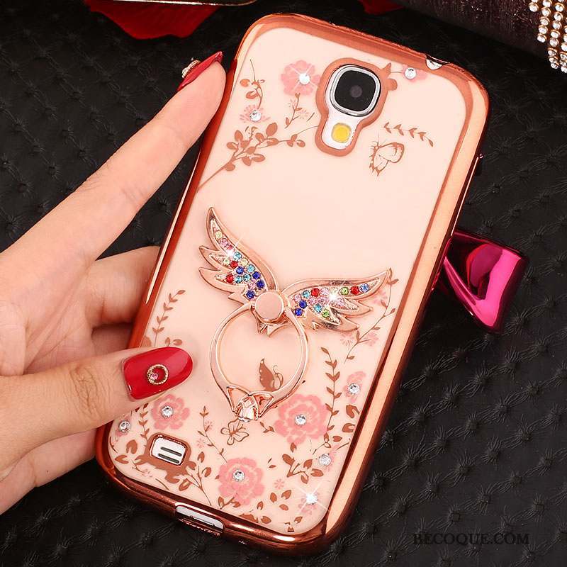 Samsung Galaxy S4 Strass Étui Anneau Protection Coque De Téléphone