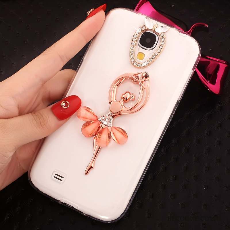 Samsung Galaxy S4 Très Mince Anneau Étui Silicone Coque De Téléphone Transparent