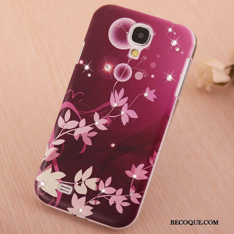 Samsung Galaxy S4 Étui Rose Protection Coque De Téléphone