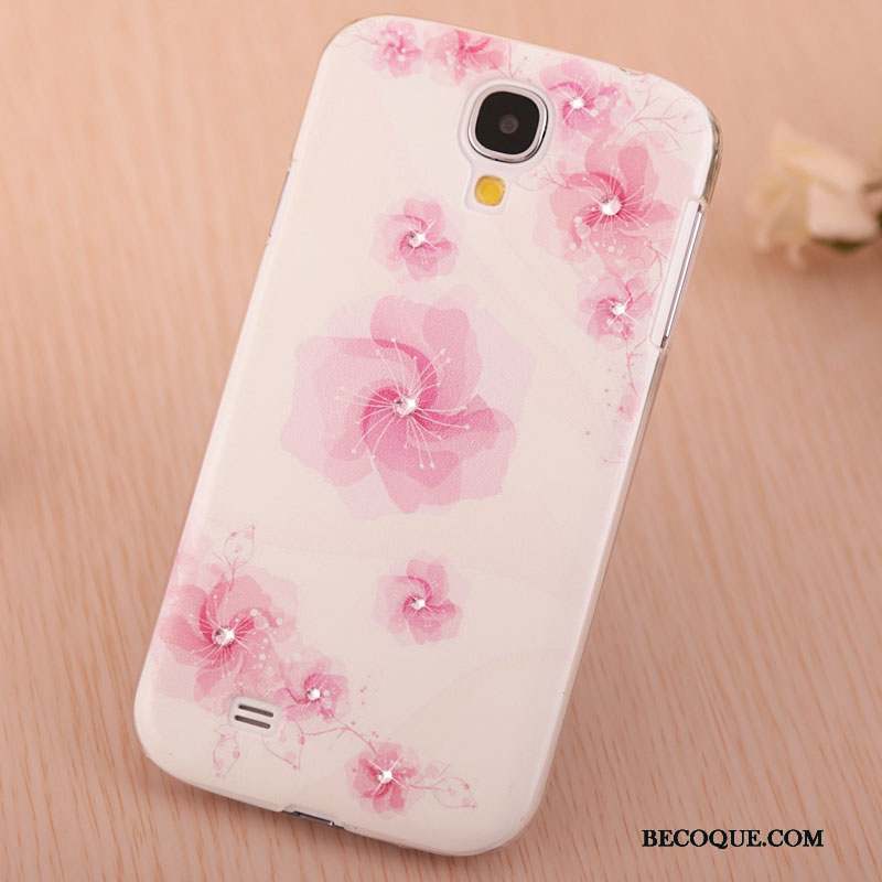 Samsung Galaxy S4 Étui Rose Protection Coque De Téléphone