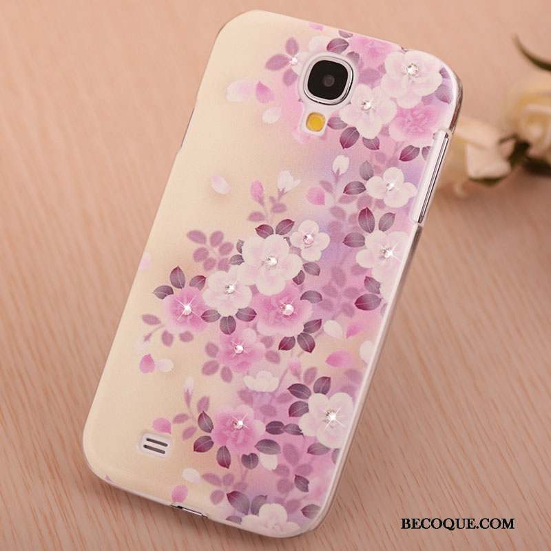 Samsung Galaxy S4 Étui Rose Protection Coque De Téléphone