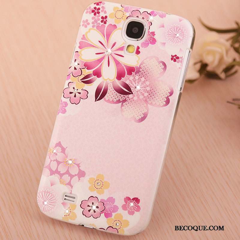 Samsung Galaxy S4 Étui Rose Protection Coque De Téléphone