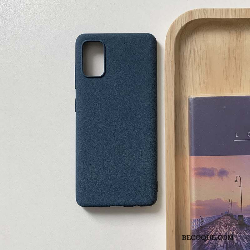 Samsung Galaxy S41 Coque Fluide Doux Couleur Unie Délavé En Daim Tout Compris Silicone Étui