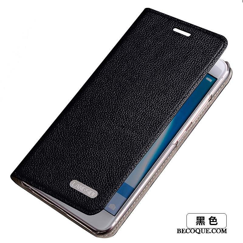 Samsung Galaxy S5 Coque De Téléphone Clamshell Bleu Protection Cuir Véritable Étui