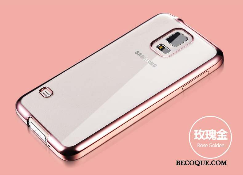 Samsung Galaxy S5 Coque Incassable Transparent Téléphone Portable Très Mince Nouveau Silicone