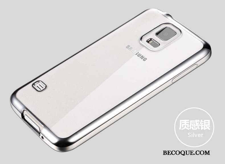 Samsung Galaxy S5 Coque Incassable Transparent Téléphone Portable Très Mince Nouveau Silicone
