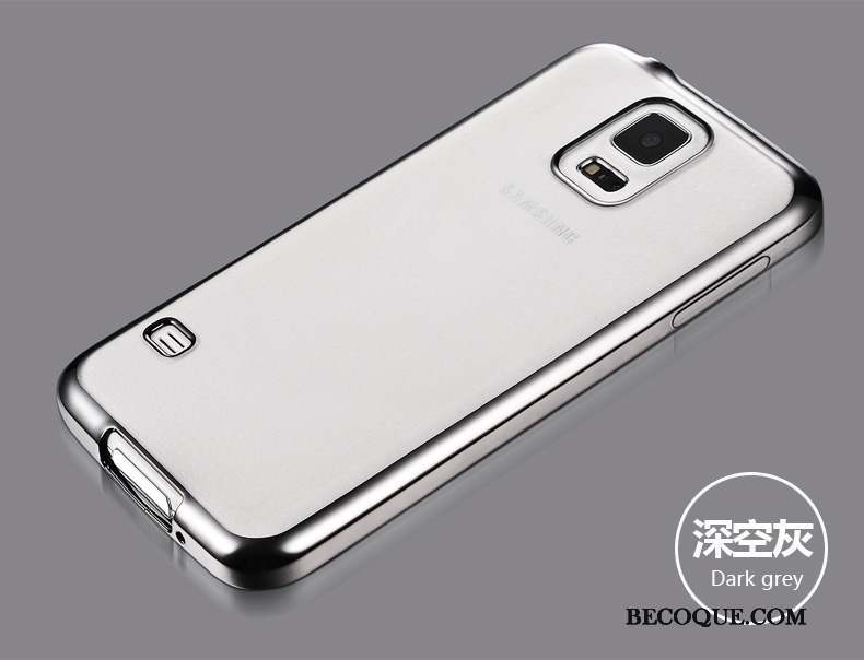 Samsung Galaxy S5 Coque Incassable Transparent Téléphone Portable Très Mince Nouveau Silicone