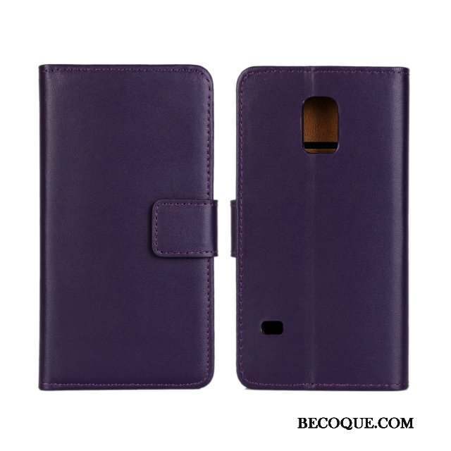 Samsung Galaxy S5 Coque Étui Orange De Téléphone Protection Étui En Cuir