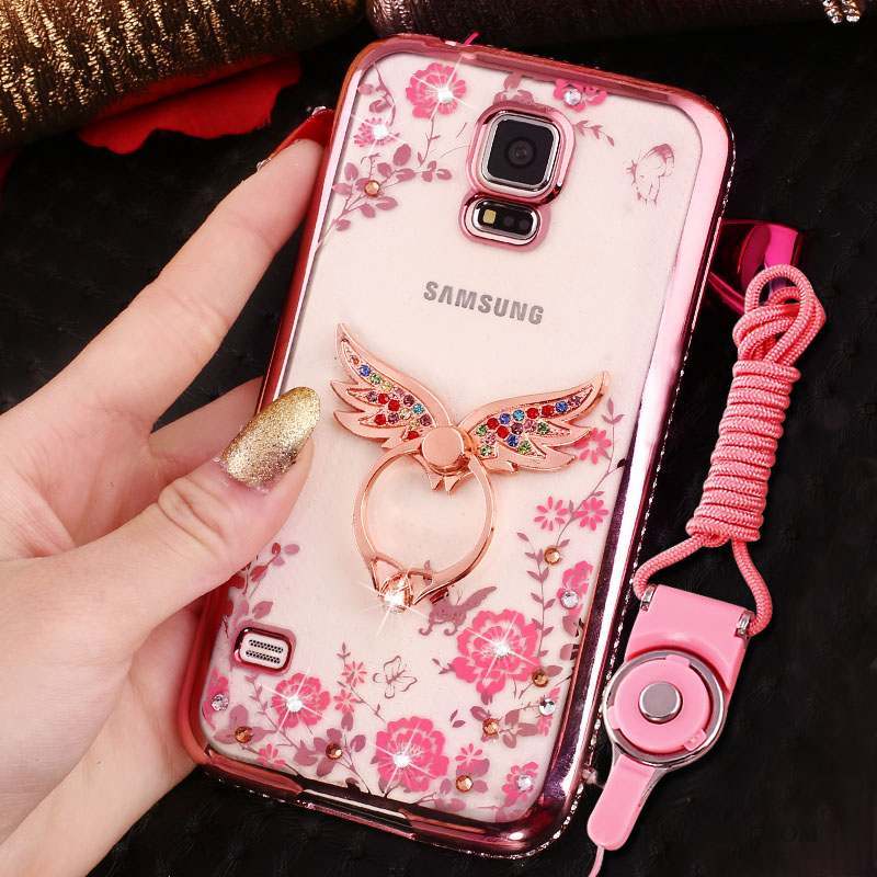 Samsung Galaxy S5 Incassable Ornements Suspendus Protection Coque De Téléphone Strass Tout Compris