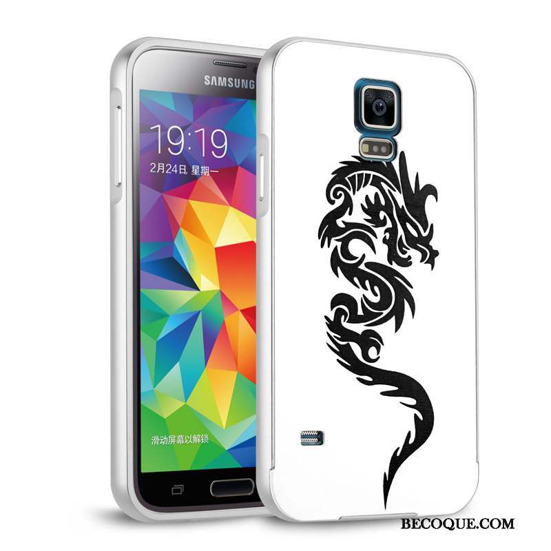 Samsung Galaxy S5 Métal Border Coque Étui Protection Couvercle Arrière