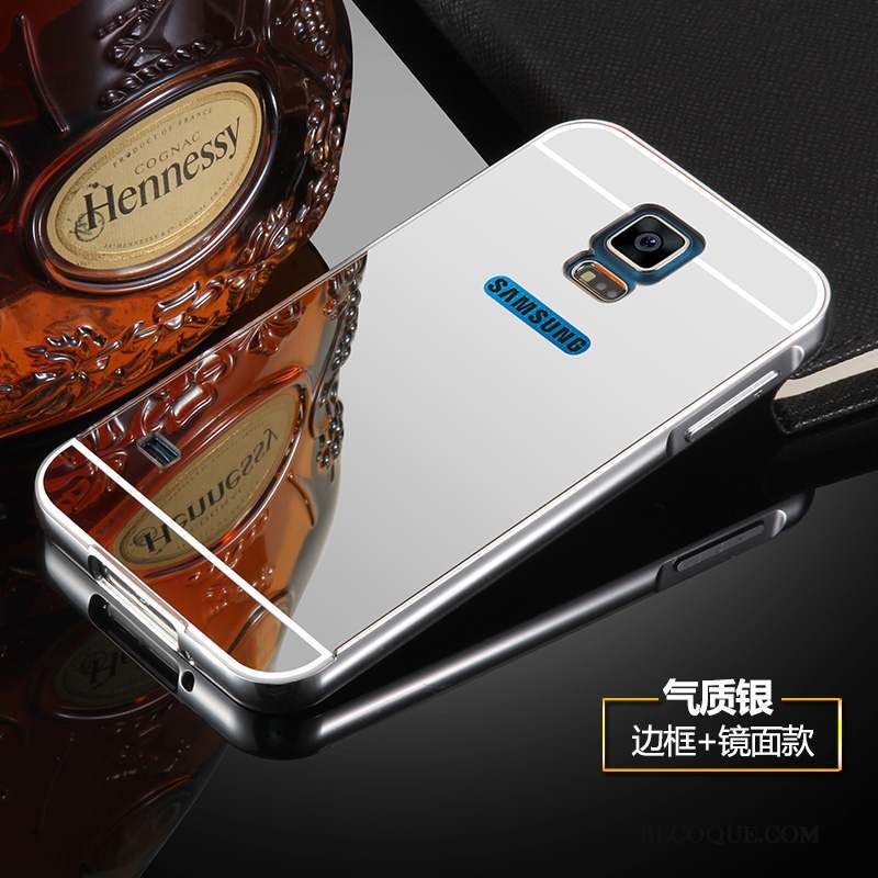 Samsung Galaxy S5 Métal Border Coque Étui Protection Couvercle Arrière