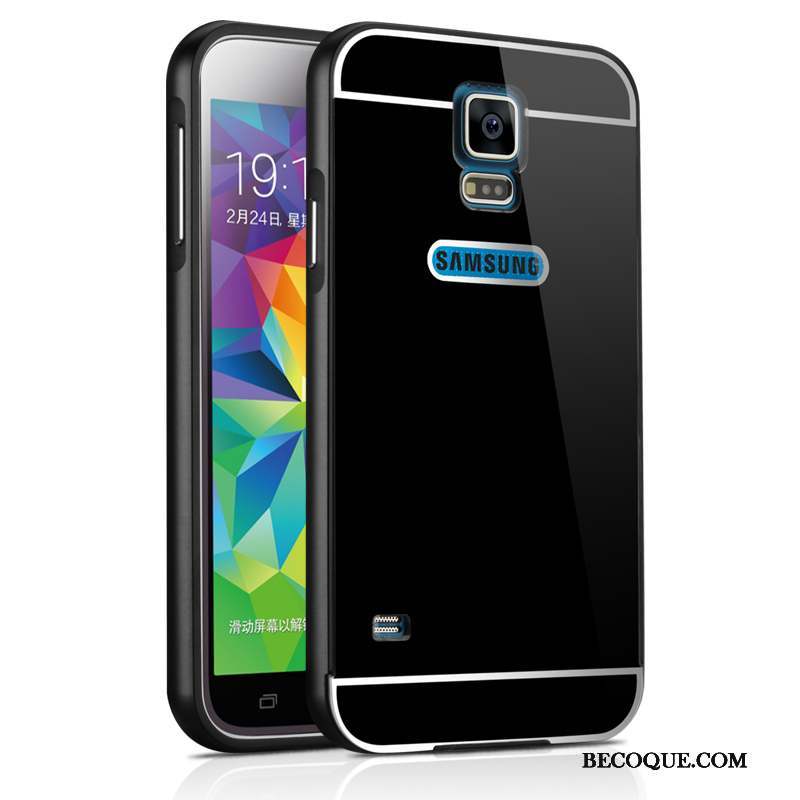 Samsung Galaxy S5 Métal Border Coque Étui Protection Couvercle Arrière