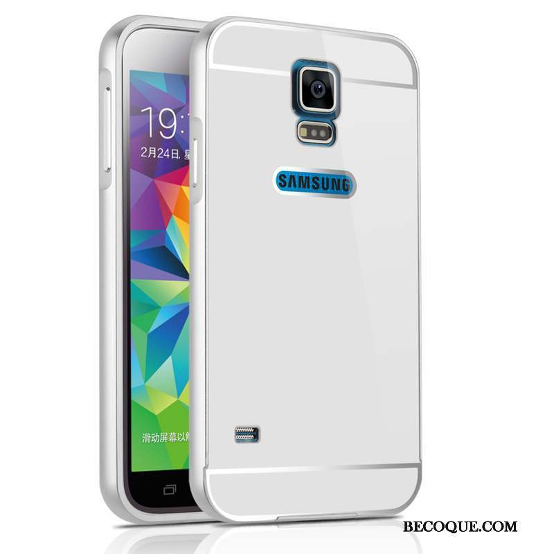 Samsung Galaxy S5 Métal Border Coque Étui Protection Couvercle Arrière