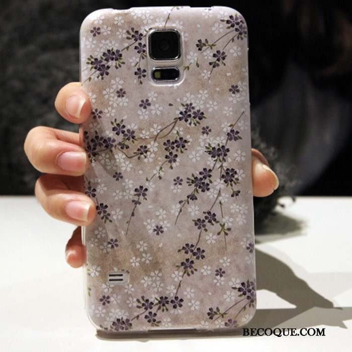 Samsung Galaxy S5 Protection Bleu Incassable Étui Fluide Doux Coque De Téléphone