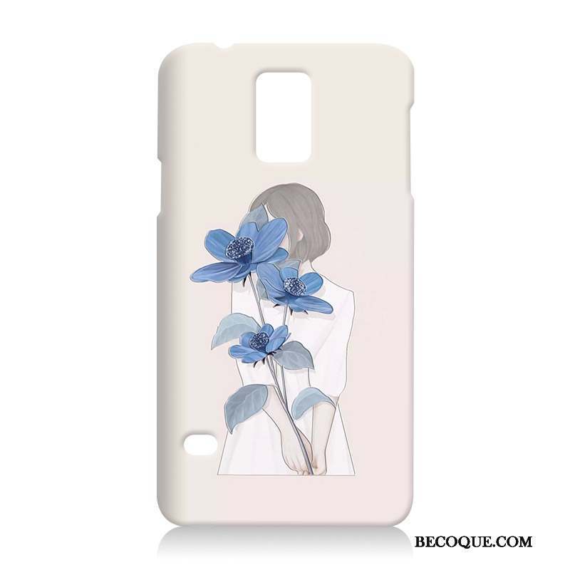 Samsung Galaxy S5 Silicone Coque De Téléphone Incassable Étui Bleu Fluide Doux