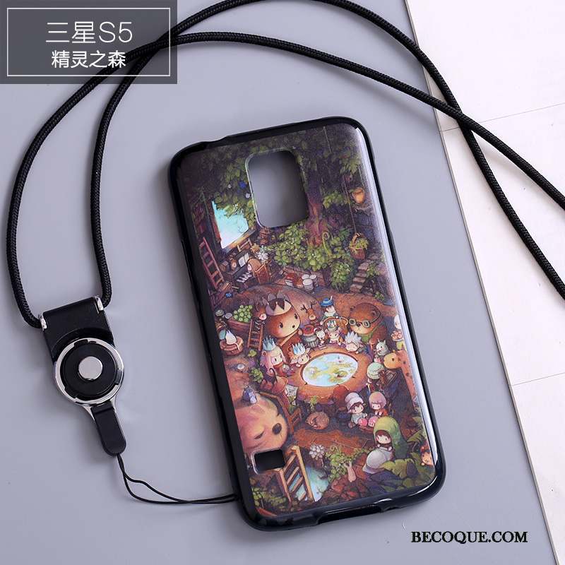 Samsung Galaxy S5 Tout Compris Dessin Animé Coque De Téléphone Charmant Fluide Doux Tendance