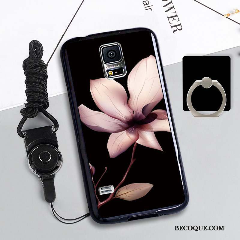 Samsung Galaxy S5 Téléphone Portable Ornements Suspendus Incassable Coque De Téléphone Fluide Doux Étui