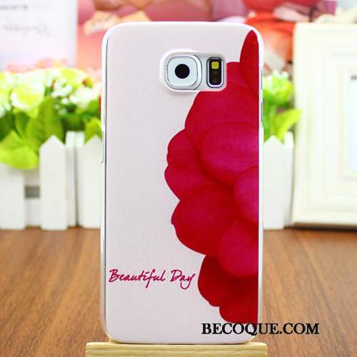 Samsung Galaxy S6 Coque De Téléphone Téléphone Portable Étui Protection Rose