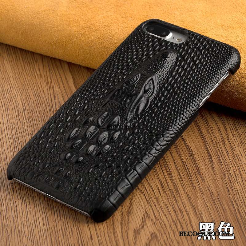 Samsung Galaxy S6 Coque Luxe Protection Marron Crocodile Difficile Étui