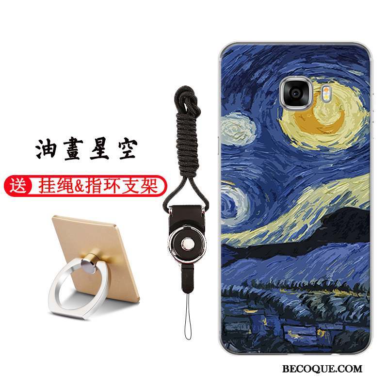 Samsung Galaxy S6 Coque Personnalité Étui Dessin Animé Noir Protection Incassable