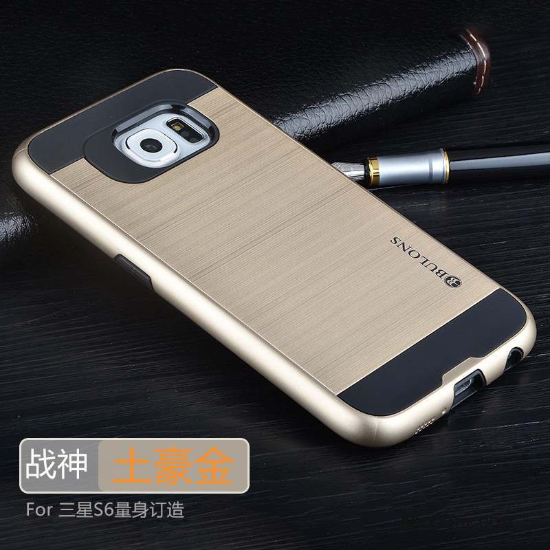 Samsung Galaxy S6 Edge + Coque Incassable Étui Téléphone Portable Vert Foncé Protection Silicone
