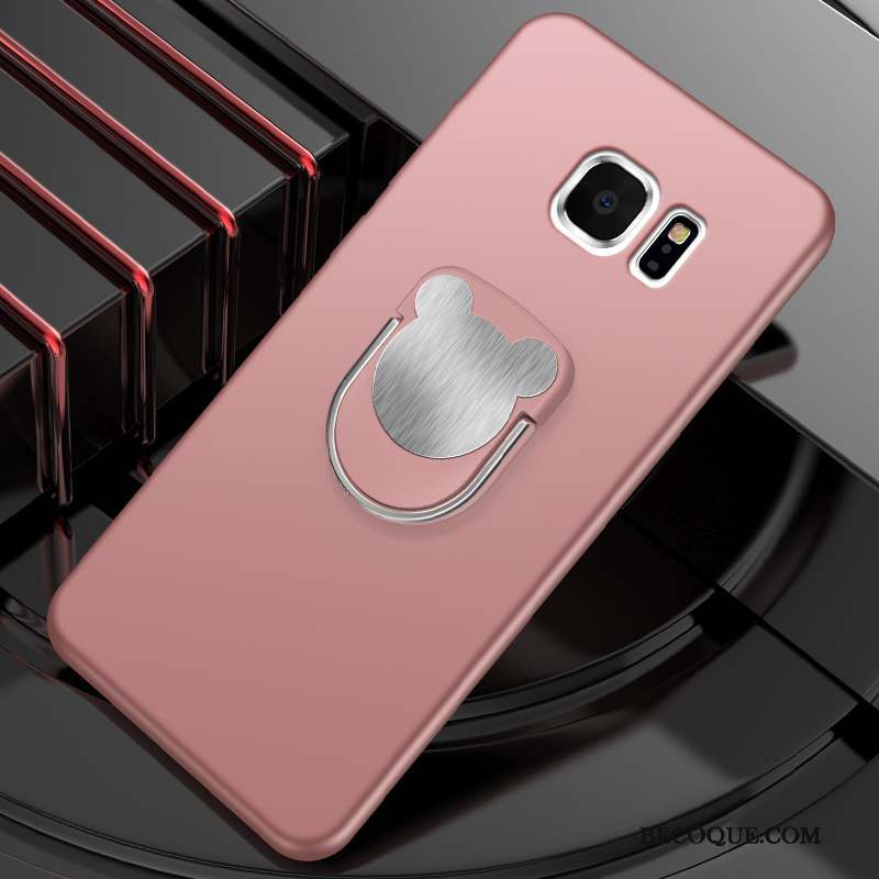 Samsung Galaxy S6 Edge + Coque Silicone Support Étui Protection Magnétisme À Bord