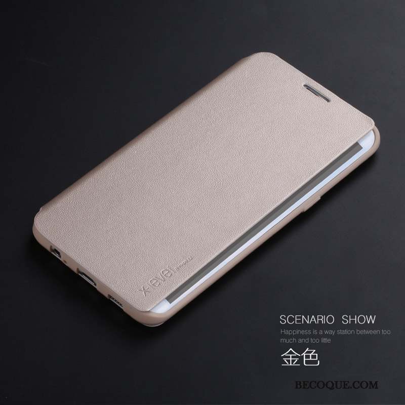Samsung Galaxy S6 Edge Coque Très Mince Étui Étui En Cuir Protection Blanc Clamshell