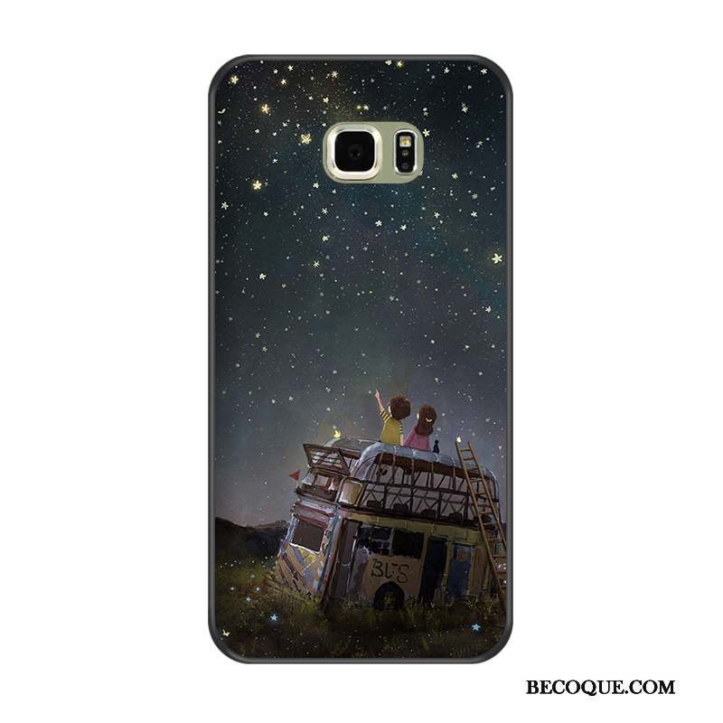 Samsung Galaxy S6 Edge + Dessin Animé Silicone Protection Coque De Téléphone Incassable Fluide Doux