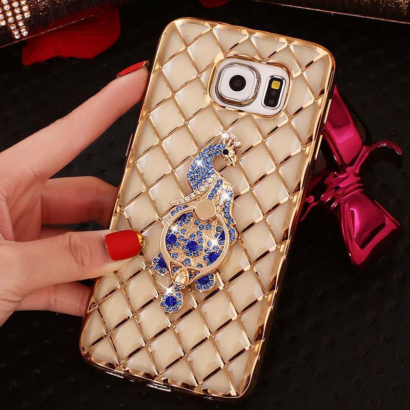 Samsung Galaxy S6 Edge Protection Téléphone Portable Étui Coque Très Mince Strass