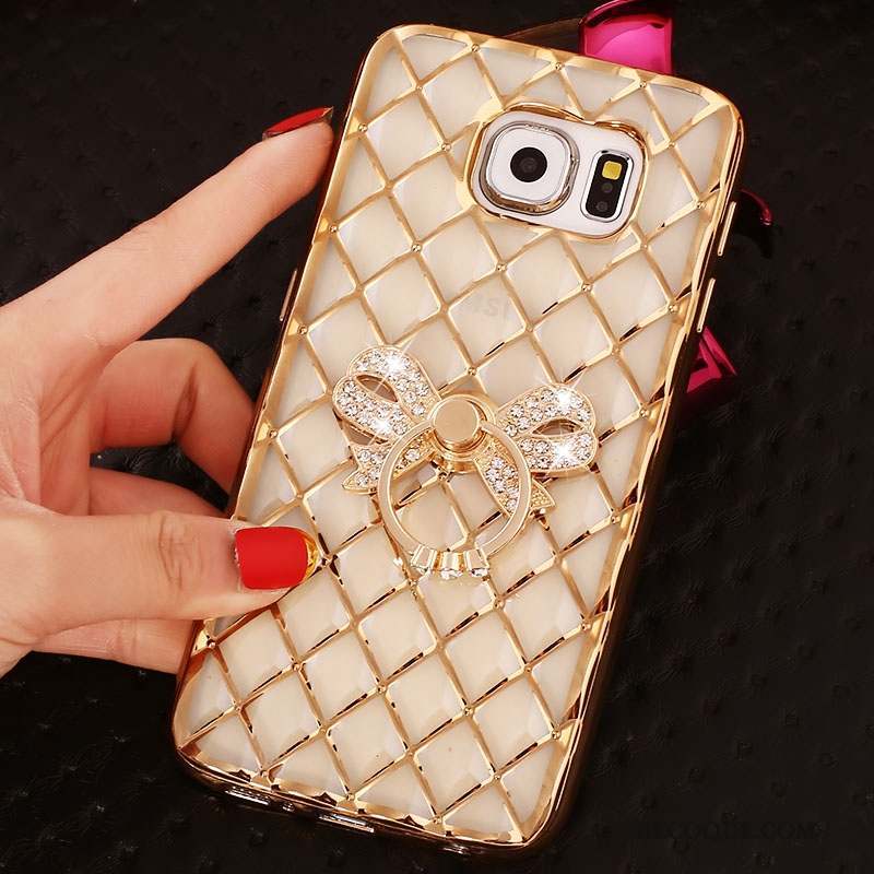 Samsung Galaxy S6 Edge Protection Téléphone Portable Étui Coque Très Mince Strass