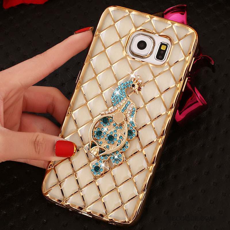 Samsung Galaxy S6 Edge Protection Téléphone Portable Étui Coque Très Mince Strass