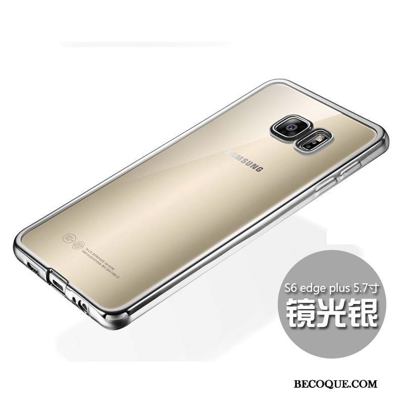 Samsung Galaxy S6 Edge + Silicone Étui Coque De Téléphone Très Mince Fluide Doux Incassable