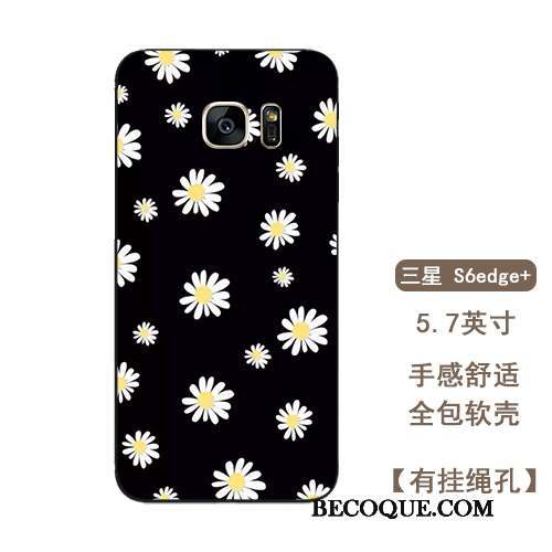 Samsung Galaxy S6 Edge + Tout Compris Art Ornements Suspendus Petite Marguerite Coque De Téléphone Silicone