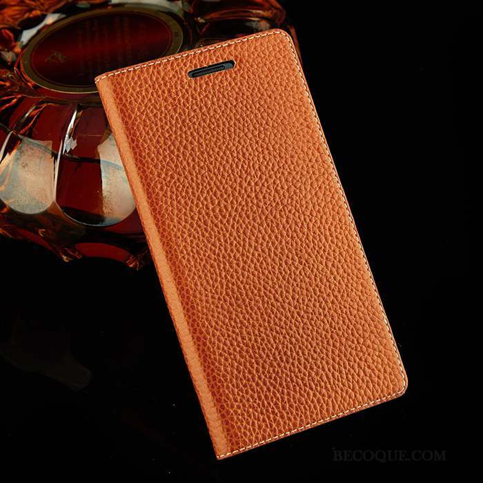 Samsung Galaxy S6 Marron Étui En Cuir Coque De Téléphone Téléphone Portable Fluide Doux Protection