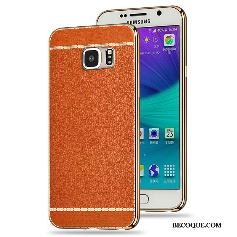 Samsung Galaxy S6 Modèle Fleurie Tout Compris Placage Silicone Coque De Téléphone Étui