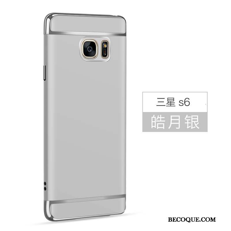 Samsung Galaxy S6 Protection Délavé En Daim Coque De Téléphone Personnalité Étui Rouge