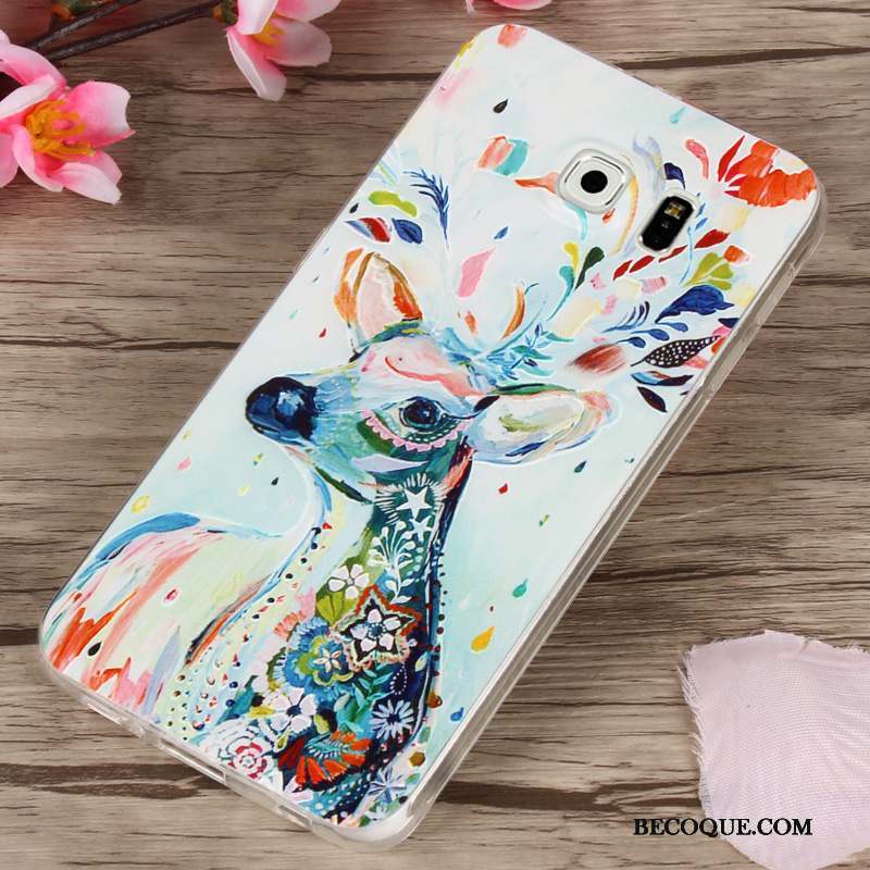 Samsung Galaxy S6 Protection Fluide Doux Étui Coque De Téléphone Silicone Multicolore