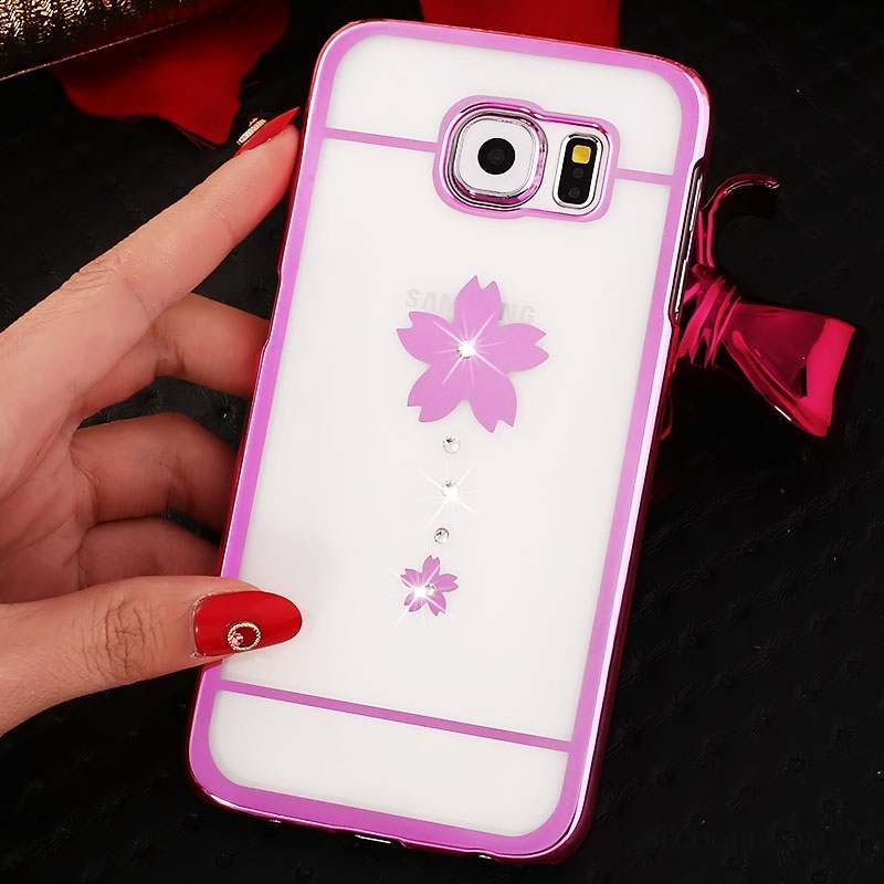 Samsung Galaxy S6 Protection Étui Téléphone Portable Coque Incassable Strass