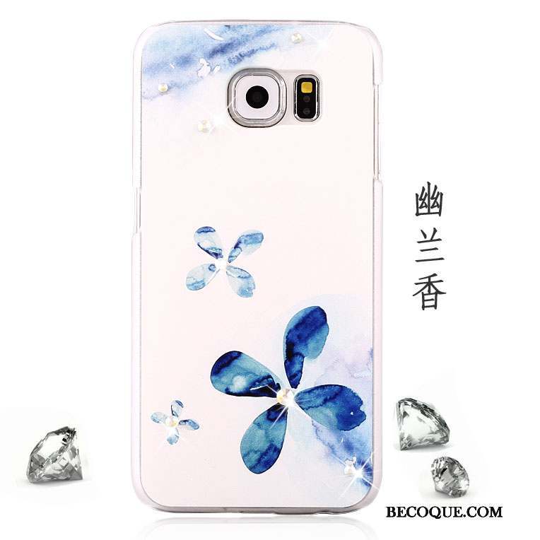 Samsung Galaxy S6 Strass Incassable Protection Peinture Coque De Téléphone Étui