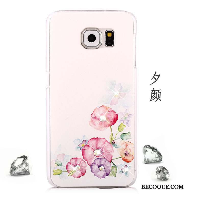 Samsung Galaxy S6 Strass Incassable Protection Peinture Coque De Téléphone Étui