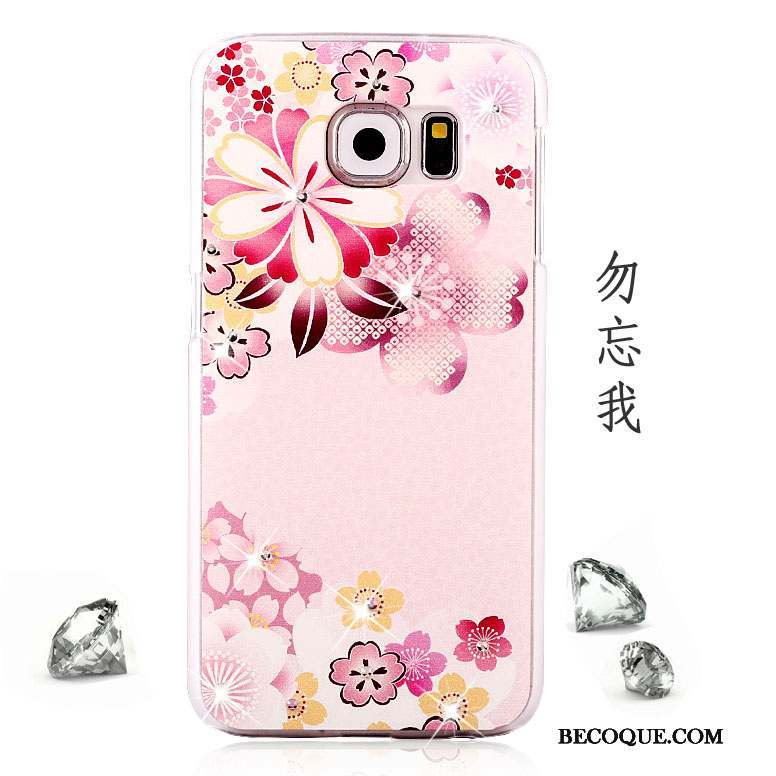 Samsung Galaxy S6 Strass Incassable Protection Peinture Coque De Téléphone Étui