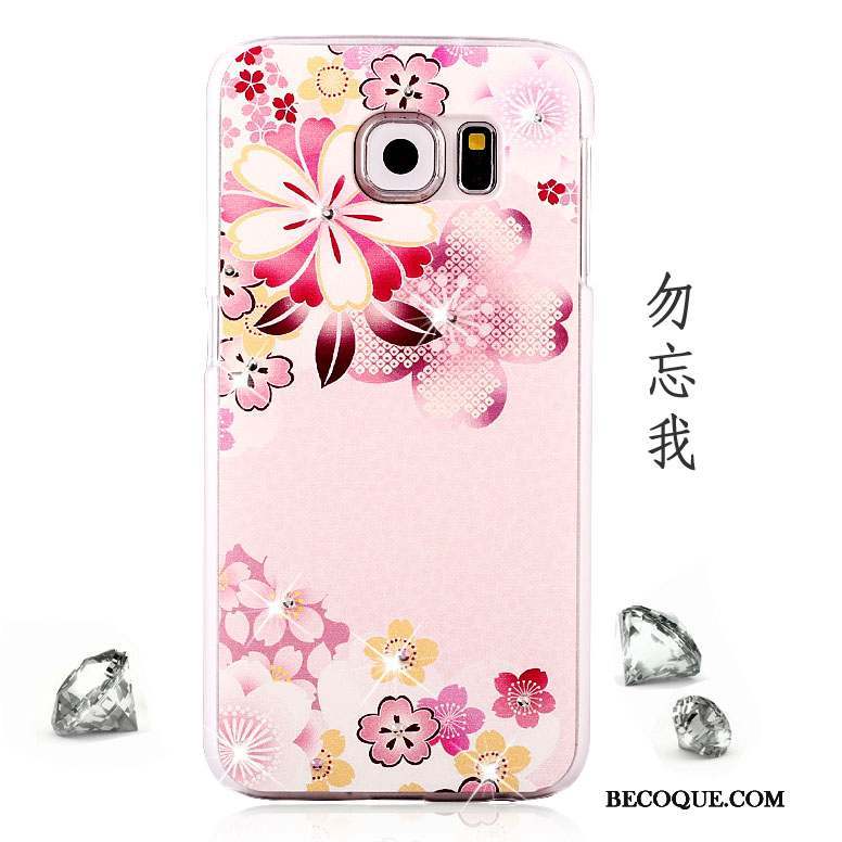 Samsung Galaxy S6 Strass Incassable Protection Peinture Coque De Téléphone Étui