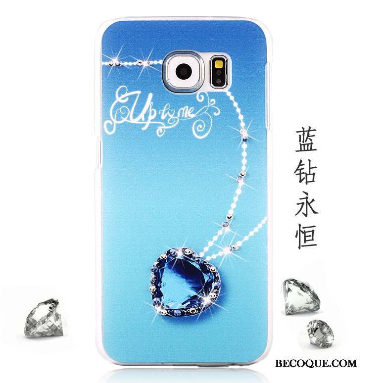 Samsung Galaxy S6 Strass Incassable Protection Peinture Coque De Téléphone Étui