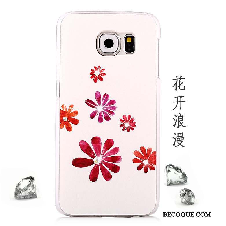 Samsung Galaxy S6 Strass Incassable Protection Peinture Coque De Téléphone Étui