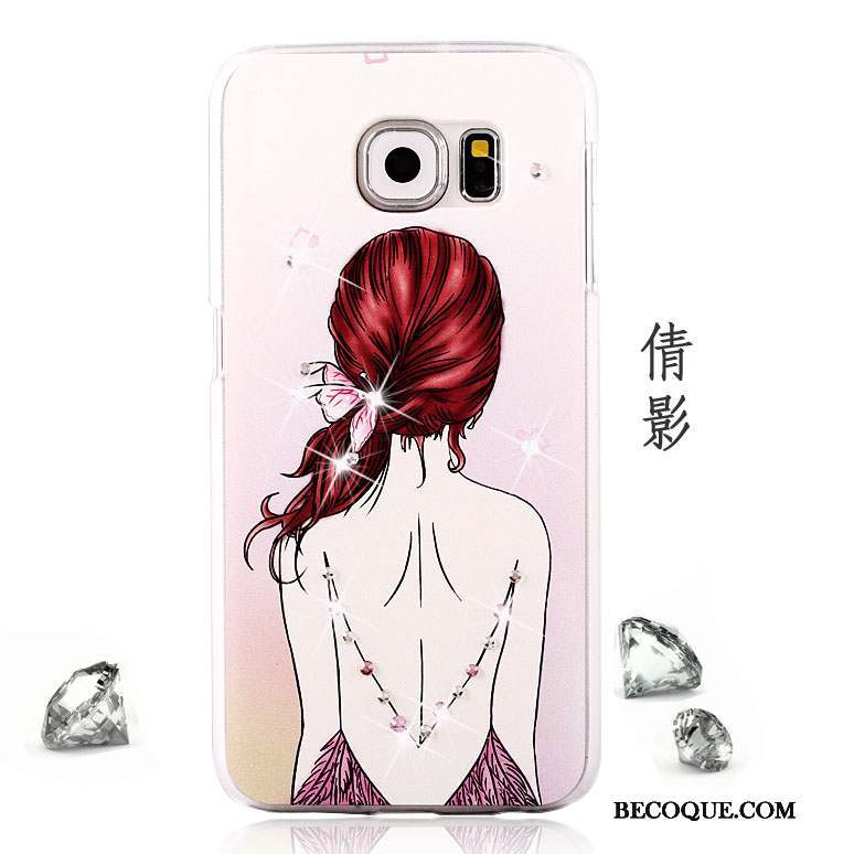 Samsung Galaxy S6 Strass Incassable Protection Peinture Coque De Téléphone Étui