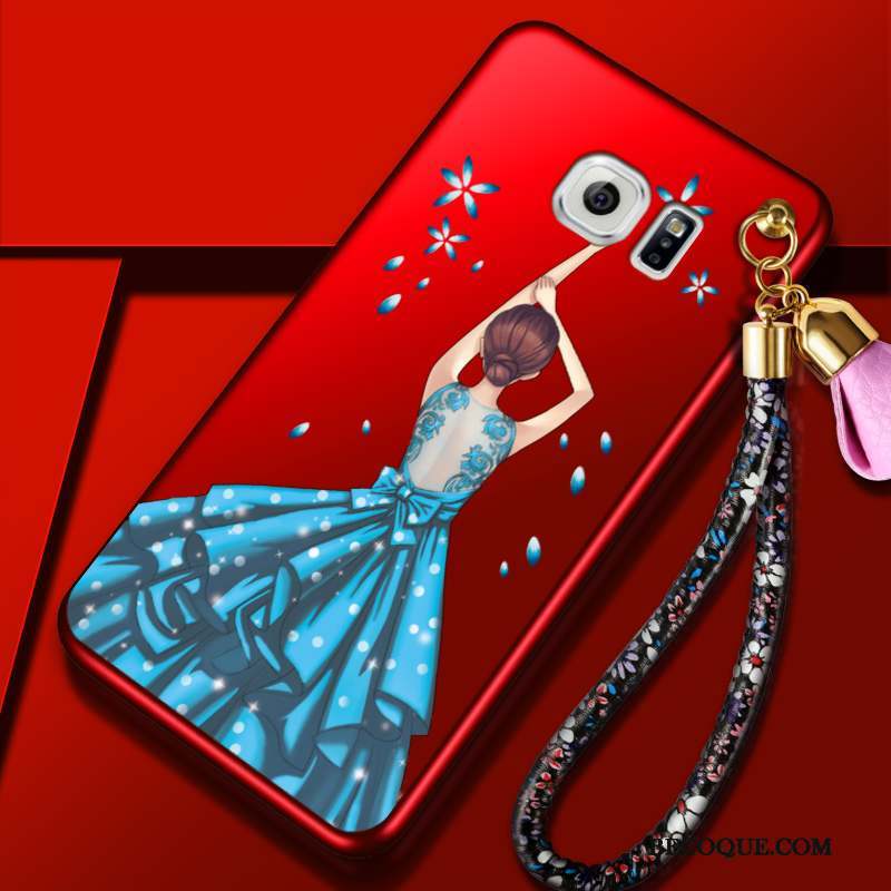 Samsung Galaxy S6 Tendance Fluide Doux Créatif Étui Coque Personnalité