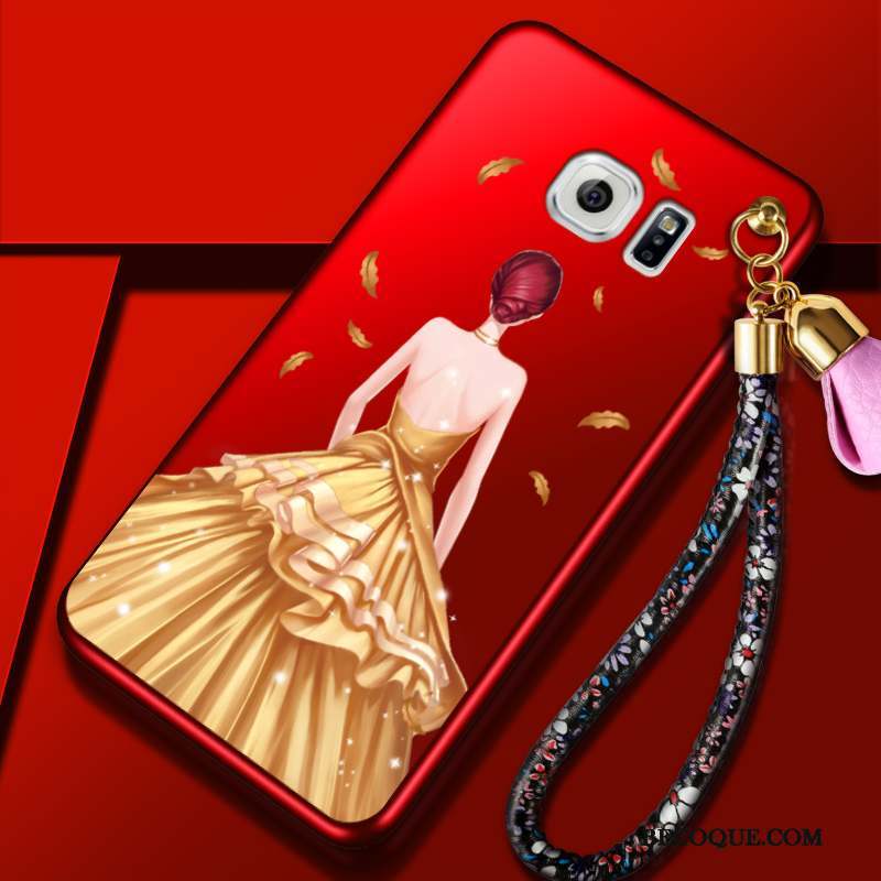 Samsung Galaxy S6 Tendance Fluide Doux Créatif Étui Coque Personnalité