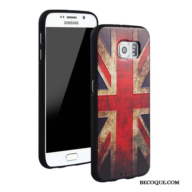 Samsung Galaxy S6 Tendance Incassable Protection Dessin Animé Multicolore Coque De Téléphone